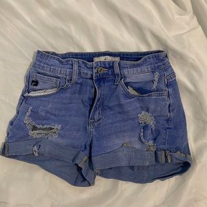 Ripped Jeans Shorts